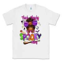 White Thick Thighs Spooky Vibes Classic Tee - texasbilliewilder