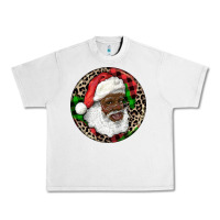 Lunar Rock Afro Santa Christmas Urban Heavy Tee - RanaPortraitStore