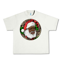 Pistachio Afro Santa Christmas Urban Heavy Tee - RanaPortraitStore