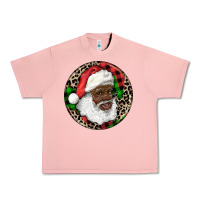 Salmon Afro Santa Christmas Urban Heavy Tee - RanaPortraitStore