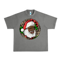 Tornado Afro Santa Christmas Urban Heavy Tee - RanaPortraitStore