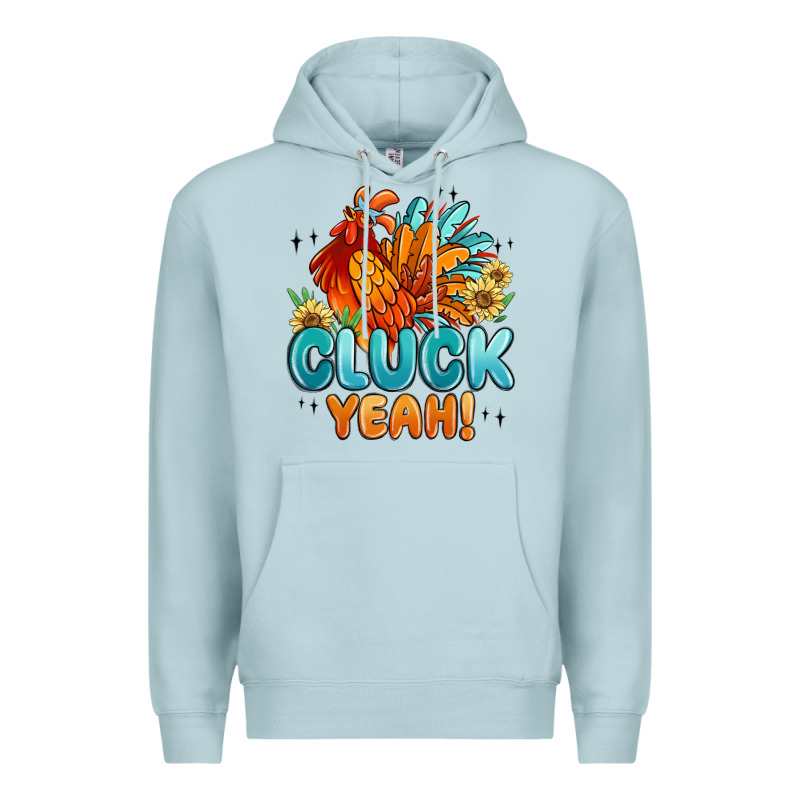 Cluck Yeah Premium Hoodie by MaliasSmallBusiness | Teevron