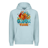 Blue Mist cluck yeah Premium Hoodie - MaliasSmallBusiness