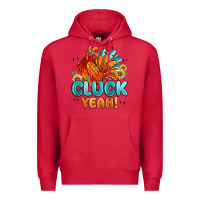 Cardinal cluck yeah Premium Hoodie - MaliasSmallBusiness