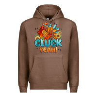 Chestnut cluck yeah Premium Hoodie - MaliasSmallBusiness