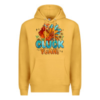 Mustard cluck yeah Premium Hoodie - MaliasSmallBusiness