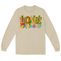 Mushroom love summer with pineapple Long Sleeve Tee - texasbilliewilder