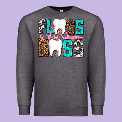 Floss Boss Premium Sweatshirt Designed By Adodesignshop
