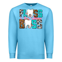 Ocean Blue floss boss Premium Sweatshirt - AdoDesignShop