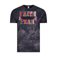 Cloud Black faıth over fear Vintage Tee - BarkalooDesign