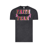 Vintage Black faıth over fear Vintage Tee - BarkalooDesign