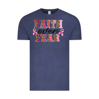 Vintage Denim faıth over fear Vintage Tee - BarkalooDesign