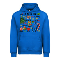 Cobalt religious christmas Urban Hoodie - MaliasSmallBusiness