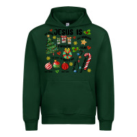 Forest Green religious christmas Urban Hoodie - MaliasSmallBusiness