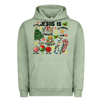 Pigment Oil Green religious christmas Urban Hoodie - MaliasSmallBusiness