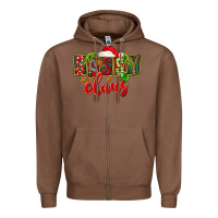 Chestnut christmas sassy claus Zipper Hoodie - FaDigitalArtStudio