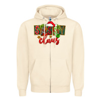 Sandshell christmas sassy claus Zipper Hoodie - FaDigitalArtStudio