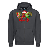 Smoke christmas sassy claus Zipper Hoodie - FaDigitalArtStudio