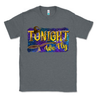 Charcoal Heather Tonight We Fly Classic Tee - texasbilliewilder