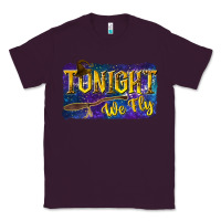 Plum Tonight We Fly Classic Tee - texasbilliewilder