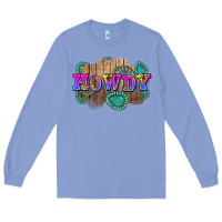 Colony Blue howdy Long Sleeve Tee - Zillion Design Studio