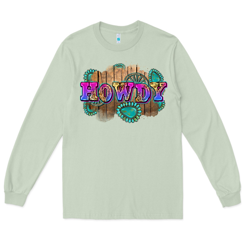 Howdy Long Sleeve Tee by Zillion Design Studio | Teevron