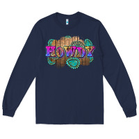 Navy howdy Long Sleeve Tee - Zillion Design Studio