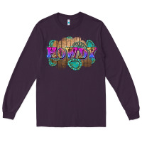 Plum howdy Long Sleeve Tee - Zillion Design Studio