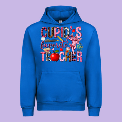Cupids Favorite Teacher Urban Hoodie Designed By Nancycooperartshop