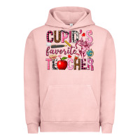 Pigment Salmon cupids favorite teacher Urban Hoodie - NancyCooperArtShop
