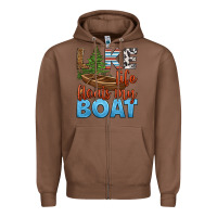 Chestnut lake life floats my boat Zipper Hoodie - HRA Design Shop