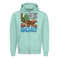 Lake Life Floats My Boat Zipper Hoodie | Teevron