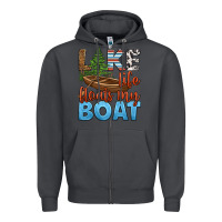 Smoke lake life floats my boat Zipper Hoodie - HRA Design Shop