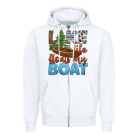 White lake life floats my boat Zipper Hoodie - HRA Design Shop