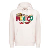 Pale Pink mexico Premium Hoodie - MaliasSmallBusiness