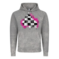 Cloud Rock race flag glitter patch Vintage Hoodie - AdoDesignShop