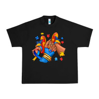 Black Autism afro girl sneakers Urban Heavy Tee - RanaPortraitStore