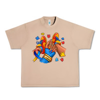 Burro Autism afro girl sneakers Urban Heavy Tee - RanaPortraitStore
