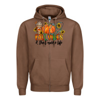 Chestnut fall vibes and that nurse life Zipper Hoodie - CowhideDigitalArt