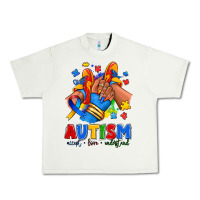 Pistachio Autism accept love understand afro girl sneakers Urban Heavy Tee - RanaPortraitStore