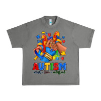 Tornado Autism accept love understand afro girl sneakers Urban Heavy Tee - RanaPortraitStore
