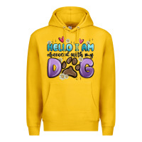 Lemon hello i am obsessed with my dog Premium Hoodie - MaliasSmallBusiness