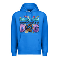 True Royal hello i am obsessed with my dog Premium Hoodie - MaliasSmallBusiness