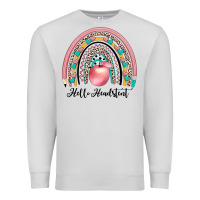 Dove Grey hello headstent Premium Sweatshirt - JahusDesignShop