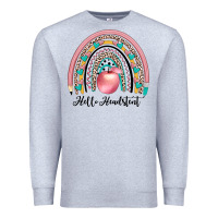 Heather Grey hello headstent Premium Sweatshirt - JahusDesignShop