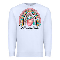 White hello headstent Premium Sweatshirt - JahusDesignShop