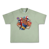 Oil Green Baseball afro girl sneakers Urban Heavy Tee - RanaPortraitStore