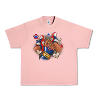 Salmon Baseball afro girl sneakers Urban Heavy Tee - RanaPortraitStore