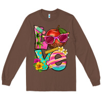 Chestnut love summer teacher Long Sleeve Tee - texasbilliewilder