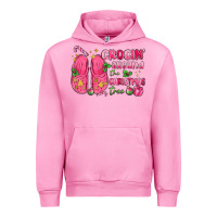 Fuchsia Pink crocin' around the christmas tree Urban Hoodie - MaliasSmallBusiness